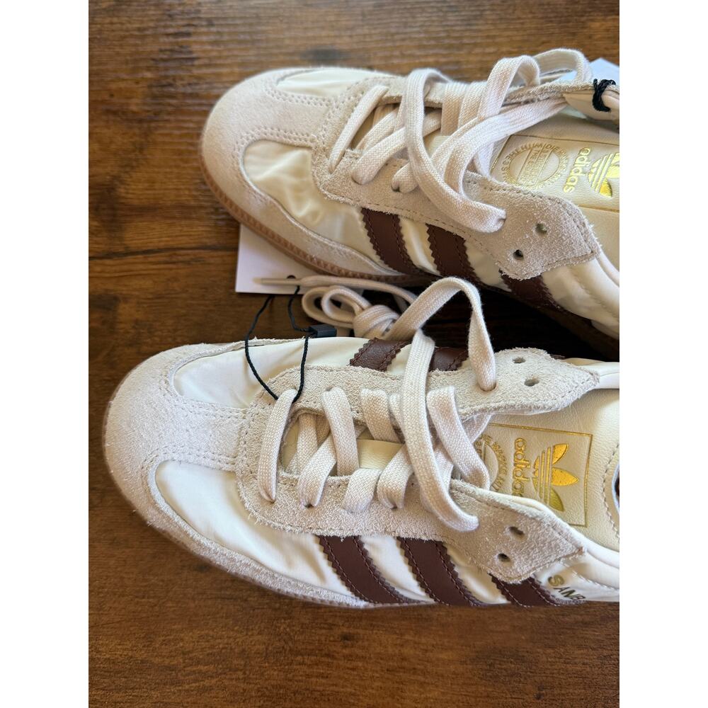 NWT Adidas Samba OG Cream White Preloved Brown Gum Size 7 - Picture 3 of 13